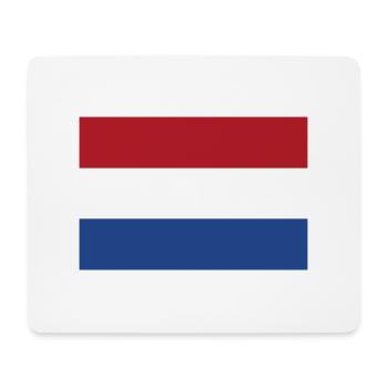 niederlande, netherlands, holland, Fahne, Flagge - Mousepad (Querformat) - Weiß - Vorne