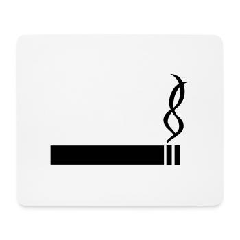 Zigarette - Mousepad (Querformat) - Weiß - Vorne