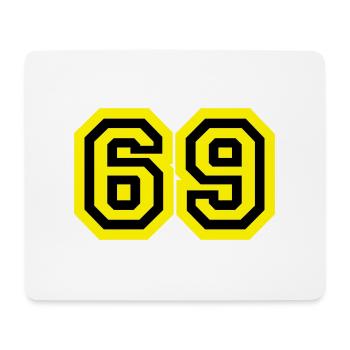 69 Sex - Mousepad (Querformat) - Weiß - Vorne