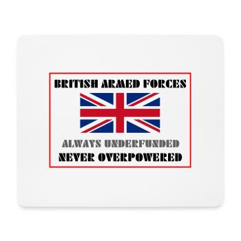 British Armed Forces - Mouse Pad (horizontal) - white - Front