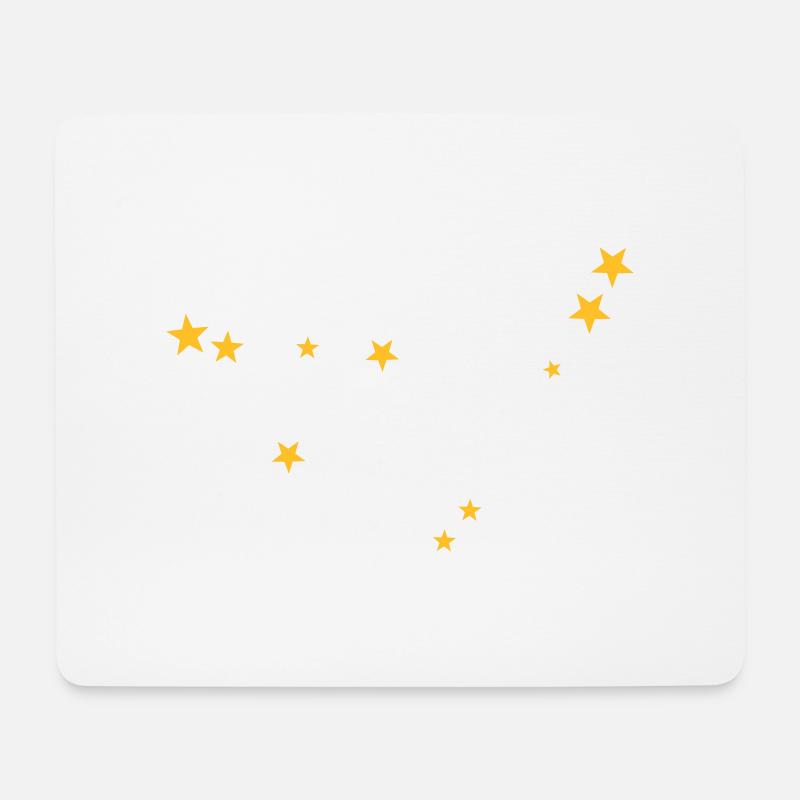 Steinbock Sternbild - Mousepad (Querformat) - Weiß