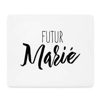 Futur Marié - Tapis de souris (format paysage) - blanc - Devant