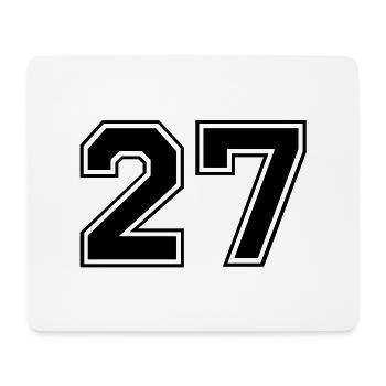27 - Mouse Pad (horizontal) - white - Front