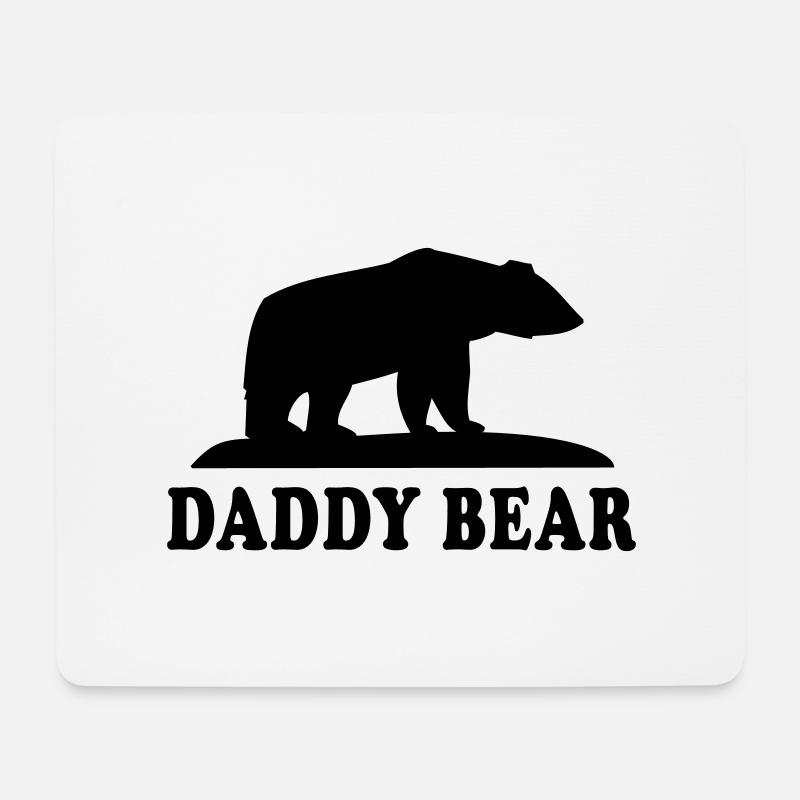 DADDY BEAR - Mouse Pad (horizontal) - white