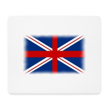 drapeau anglais - Tapis de souris (format paysage) - blanc - Devant