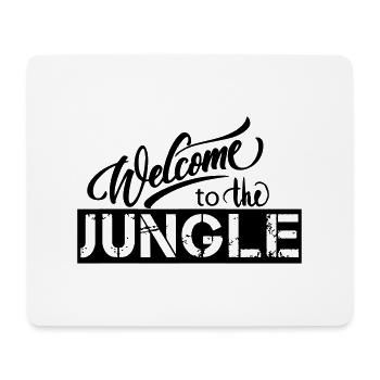 welcome to the jungle - Tapis de souris (format paysage) - blanc - Devant