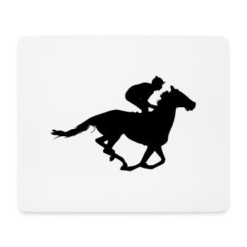 Equestrian Riding Rider Equestrian equestrian - Mouse Pad (horizontal) - white - Front