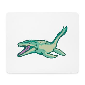 Plesiosaurus dinosaure Dino primitive idée de cadeau - Tapis de souris (format paysage) - blanc - Devant
