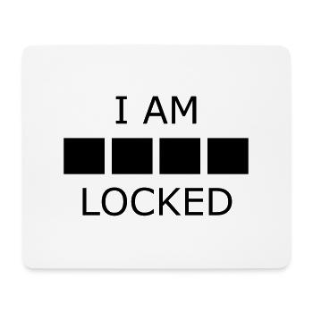 I Am Sher Locked improved - Mousepad (Querformat) - Weiß - Vorne