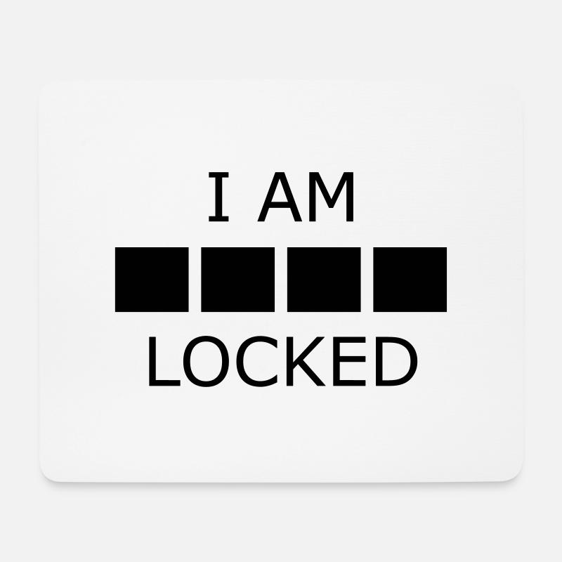 I Am Sher Locked improved - Mousepad (Querformat) - Weiß