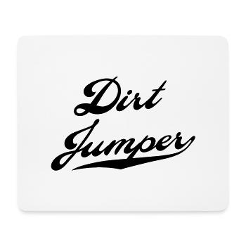 dirt jumper - Mousepad (Querformat) - Weiß - Vorne