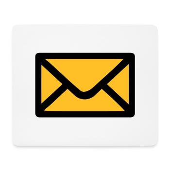 Brief Umschlag - Mousepad (Querformat) - Weiß - Vorne