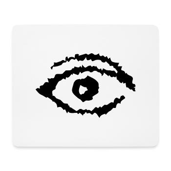 Auge abstract - Mousepad (Querformat) - Weiß - Vorne