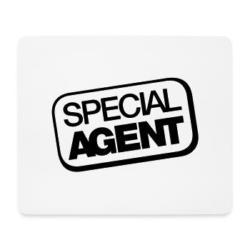 special_agent_ak1 - Mousepad (Querformat) - Weiß - Vorne