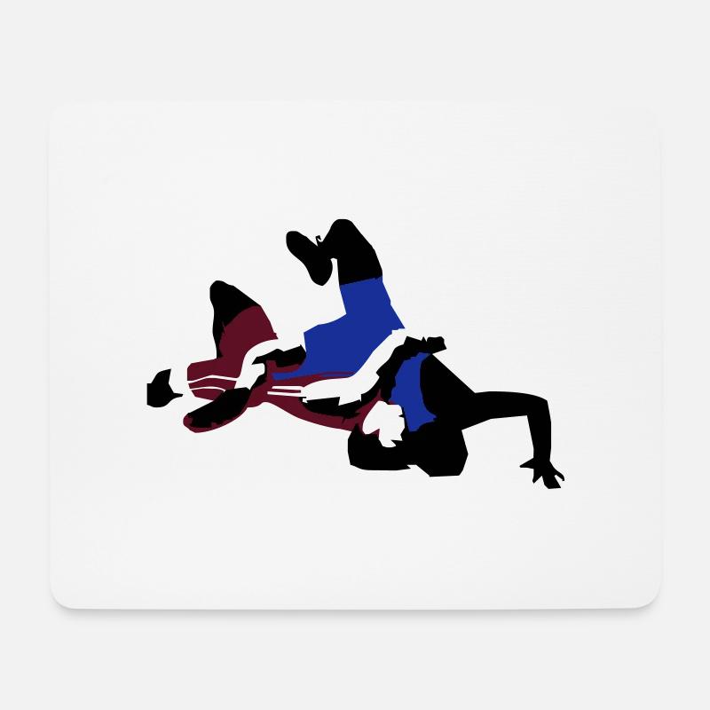 Ringer, Ringen - Mousepad (Querformat) - Weiß