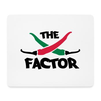 The chilli factor - Mousepad (Querformat) - Weiß - Vorne