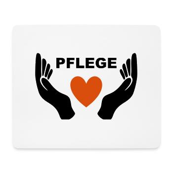Nurses have heart as a gift - Mouse Pad (horizontal) - white - Front