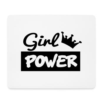 Girlpower - Mousepad (Querformat) - Weiß - Vorne