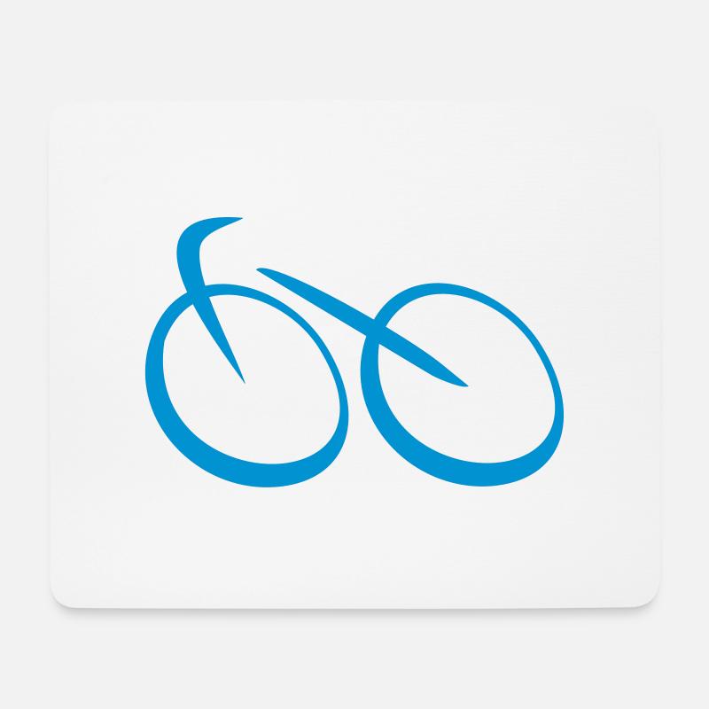 radsport - Mousepad (Querformat) - Weiß