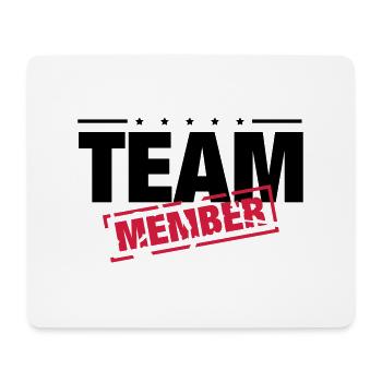 team_member_qb2 - Tapis de souris (format paysage) - blanc - Devant
