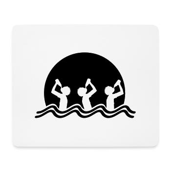 Beach Drinking Team - Mousepad (Querformat) - Weiß - Vorne