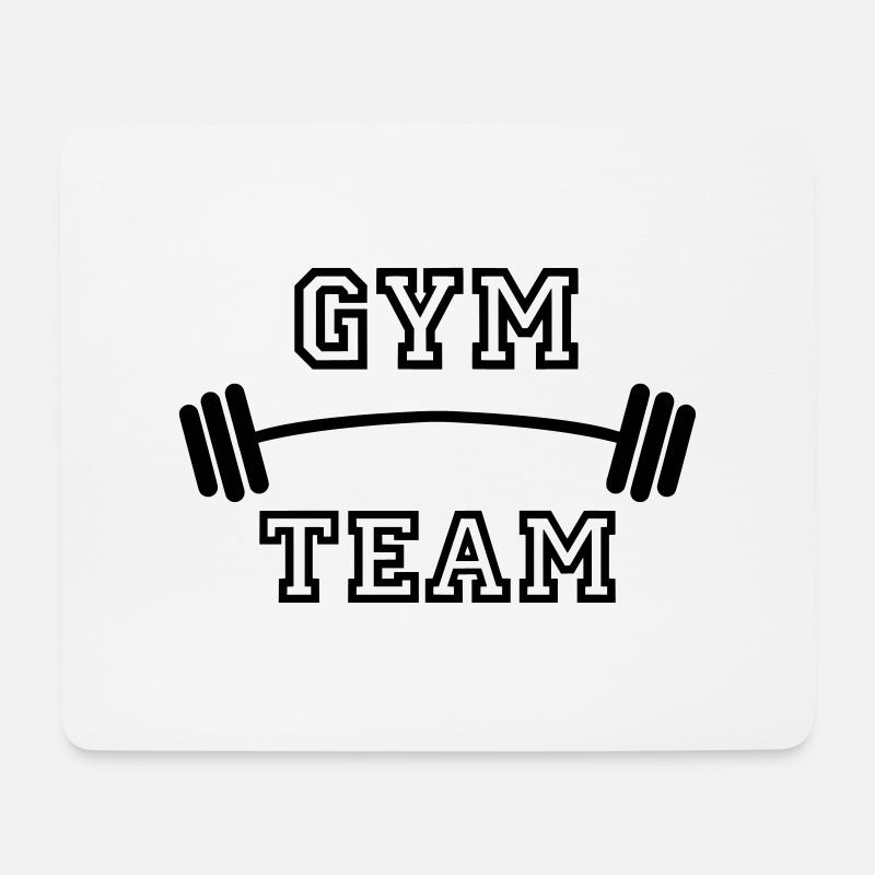 gym team - Mousepad (Querformat) - Weiß