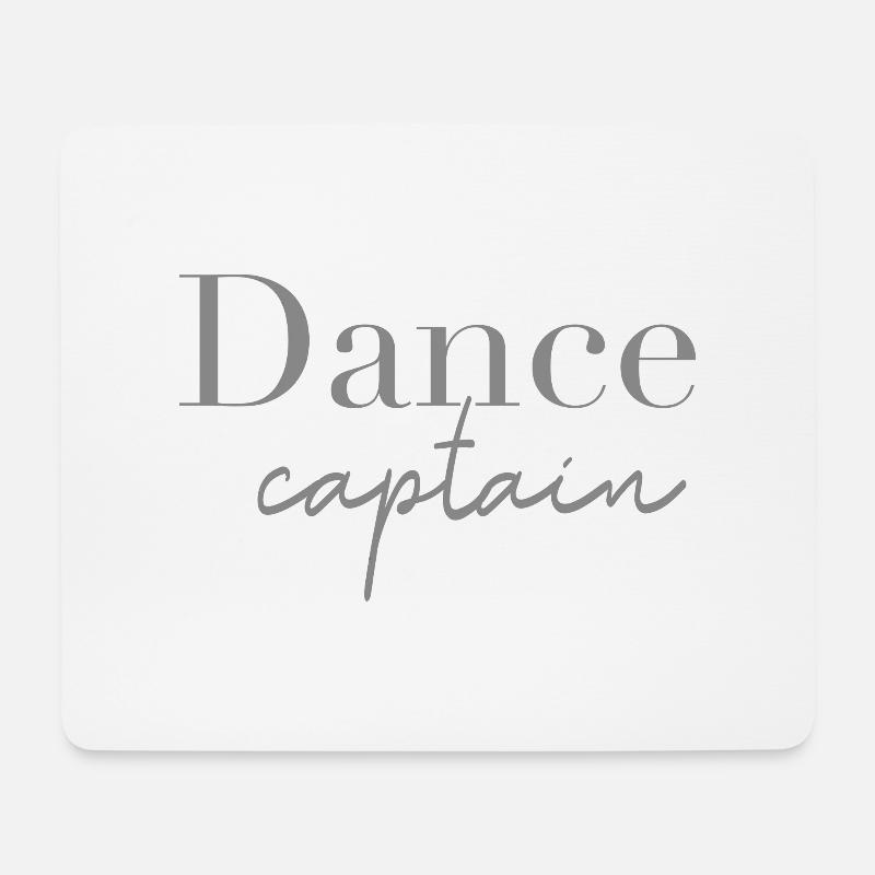 Dance captain - Mousepad (Querformat) - Weiß