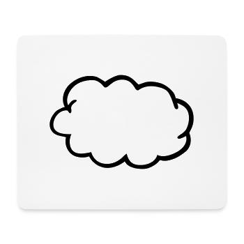 cloud - Mouse Pad (horizontal) - white - Front