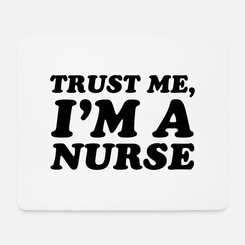 Nurse - Mousepad (Querformat) - Weiß