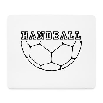 handball - Tapis de souris (format paysage) - blanc - Devant