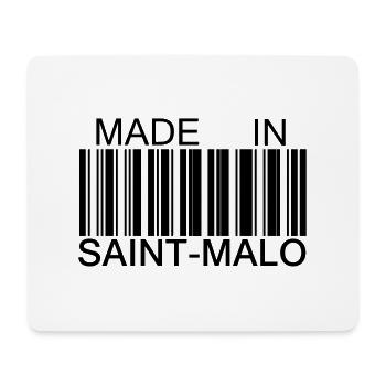 Made in Saint-Malo 35 - Tapis de souris (format paysage) - blanc - Devant