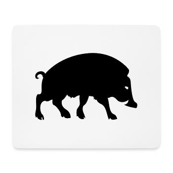 Wildschwein Arverne keltisches gallisches Symbol - Mousepad (Querformat) - Weiß - Vorne