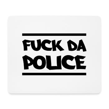fuck_da_police - Mouse Pad (horizontal) - white - Front