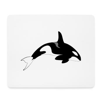 killer whale - Mouse Pad (horizontal) - white - Front