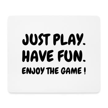 Quote - Sport - Training - Racket - Fun - Play - Mouse Pad (horizontal) - white - Front