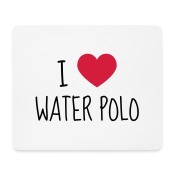 Wasserball / Waterpolo / Water Polo / Sport - Mousepad (Querformat) - Weiß - Vorne