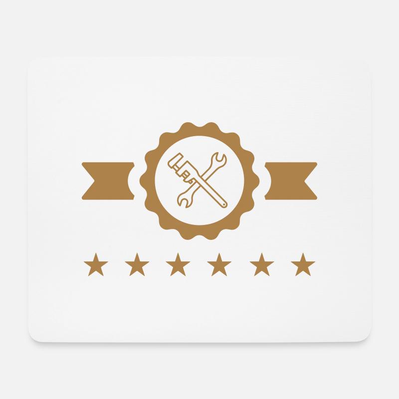 Klempner / Sanitär / Arbeit / Job - Mousepad (Querformat) - Weiß