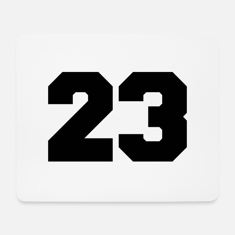 23 - Mousepad (Querformat) - Weiß