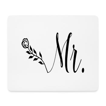 mr_rose - Mousepad (Querformat) - Weiß - Vorne