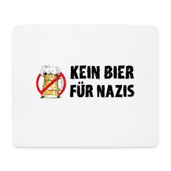 Anti Nazi Spruch - Mousepad (Querformat) - Weiß - Vorne