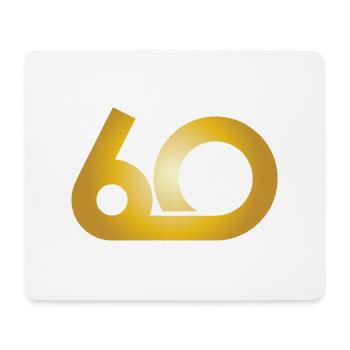 60. Geburtstag Jahre Geschenk Birthday Ehrentag - Mousepad (Querformat) - Weiß - Vorne