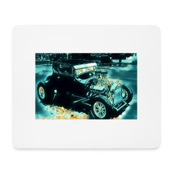 Voiture - Tapis de souris (format paysage) - blanc - Devant