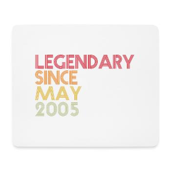 16ème anniversaire 16 ans Mai 2005 - Tapis de souris (format paysage) - blanc - Devant