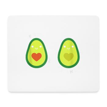 Avocado Trend 2021 - Best Friends - Tapis de souris (format paysage) - blanc - Devant