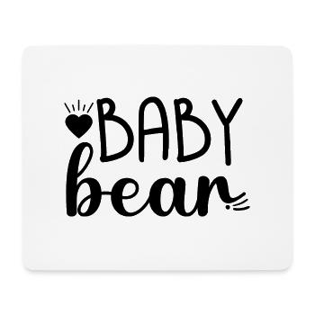Baby Bear - Mouse Pad (horizontal) - white - Front