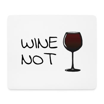 Weinnot - Mousepad (Querformat) - Weiß - Vorne