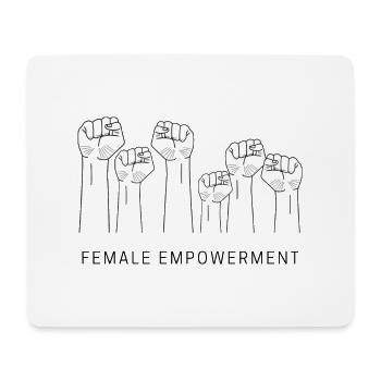 Female Empowerment - Mousepad (Querformat) - Weiß - Vorne