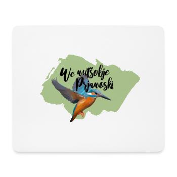 Fehrow Shirt We wutsobje prjawoski - Mousepad (Querformat) - Weiß - Vorne
