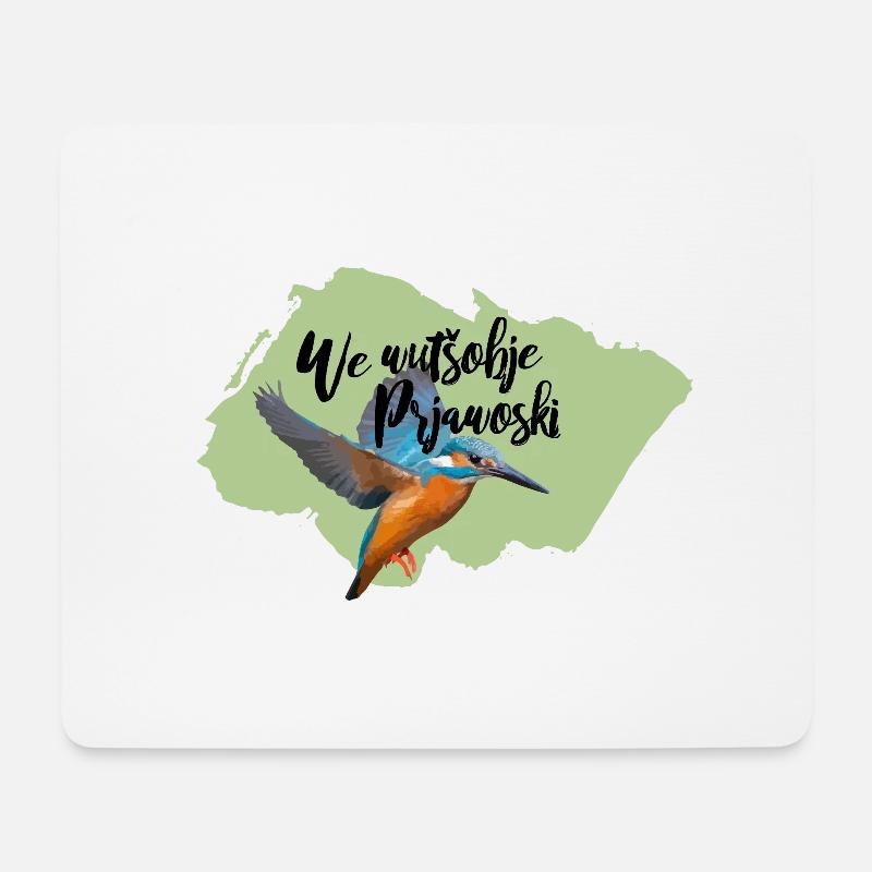 Fehrow Shirt We wutsobje prjawoski - Mousepad (Querformat) - Weiß