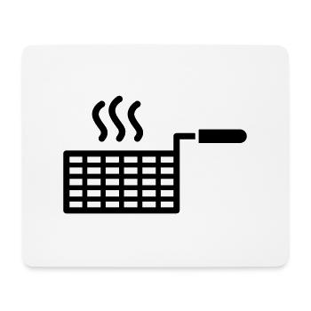 Fritteusenkorb - Mousepad (Querformat) - Weiß - Vorne